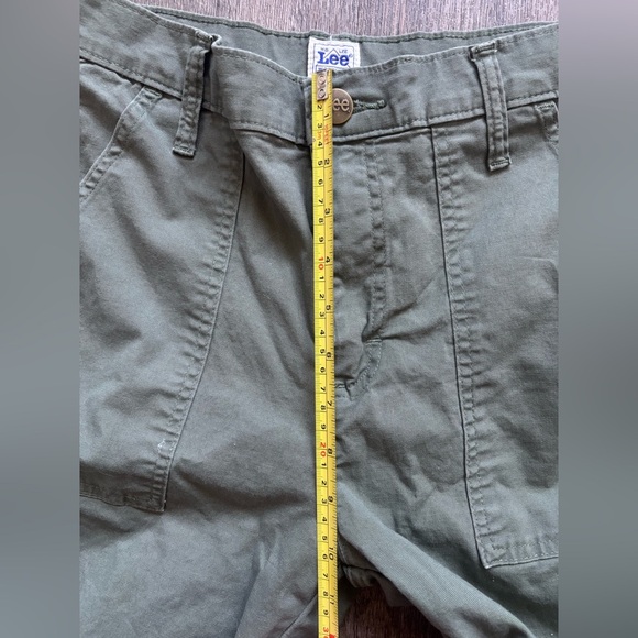 Lee Green Straight Leg Pants Durable Cotton - Picture 5 of 6